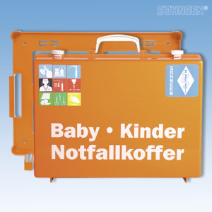 Notfallkoffer BABY-KINDER MT-CD orange