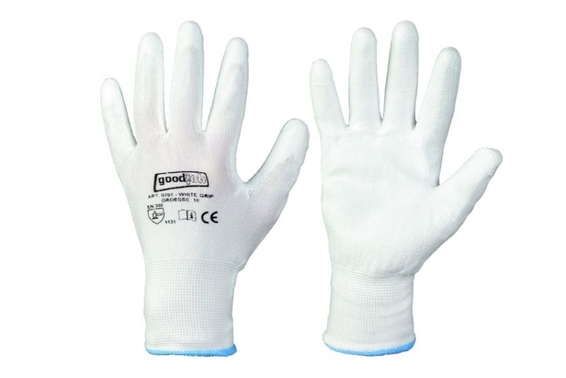 White Grip Goodjob Handschuhe