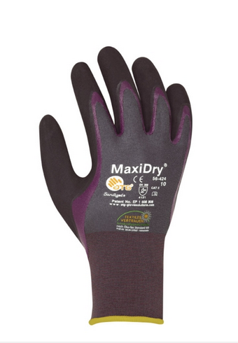 MaxiDry®, Innenhand und Fingeroberseiten doppelt beschichtet