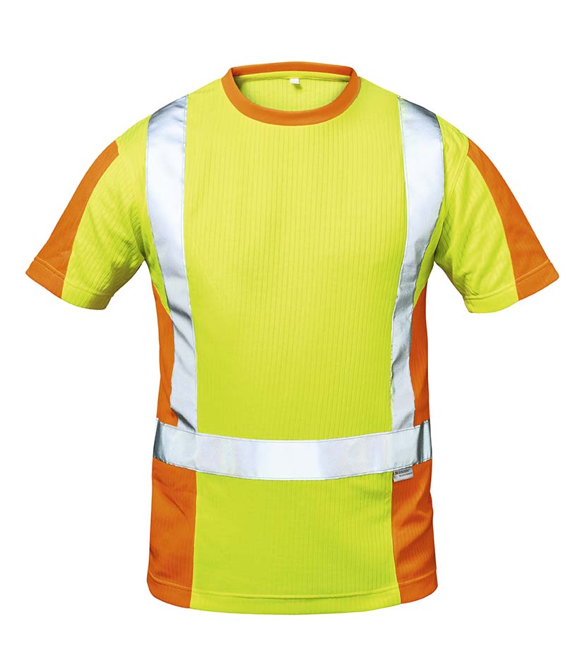 elysee Utrecht 22715 Warnshutz-T-Shirt gelb/orange