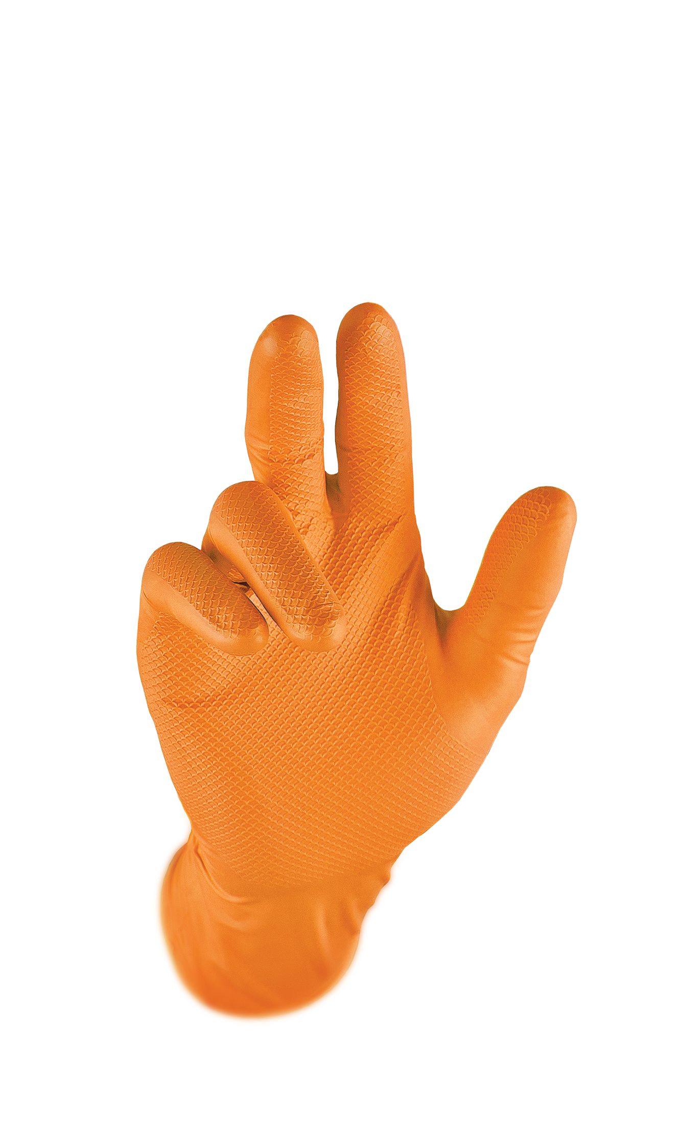 STRONGHAND Grip 0424 Nitril-Einweghandschuhe, orange