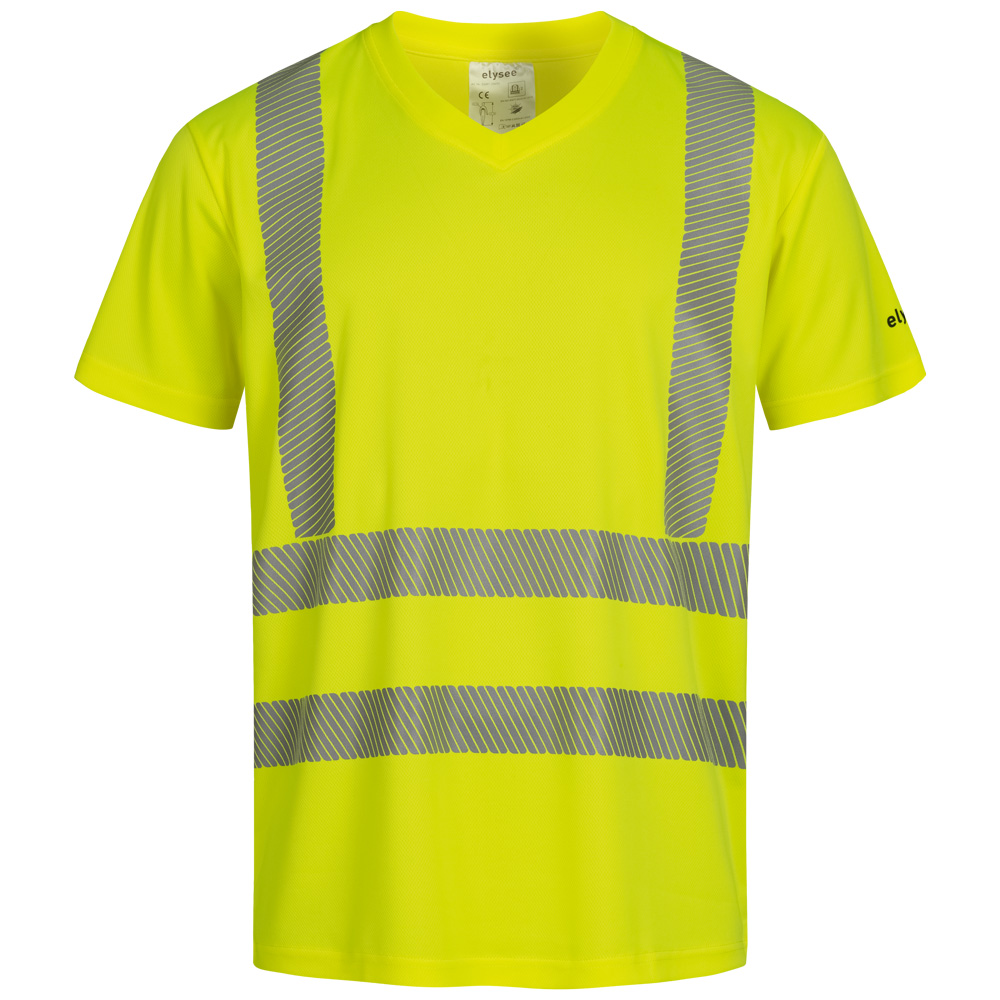 elysee Burgum 23491 Warnschutz T-Shirt gelb mit UV-Schutz 40+