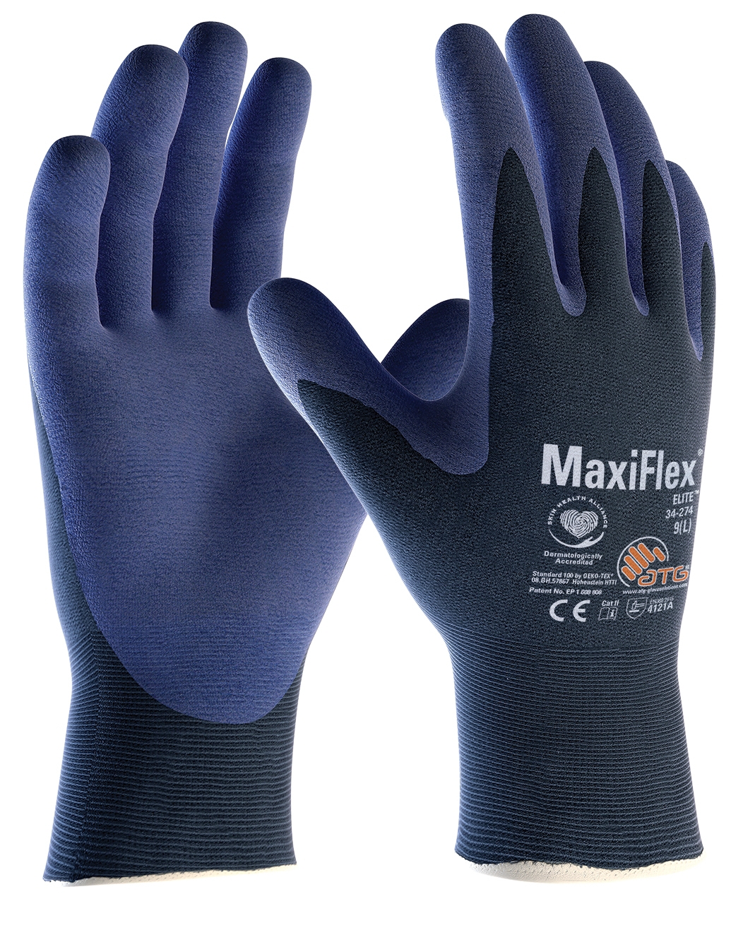 MaxiFlex Elite (34-274) Nylon-Strickhandschuh extra fein