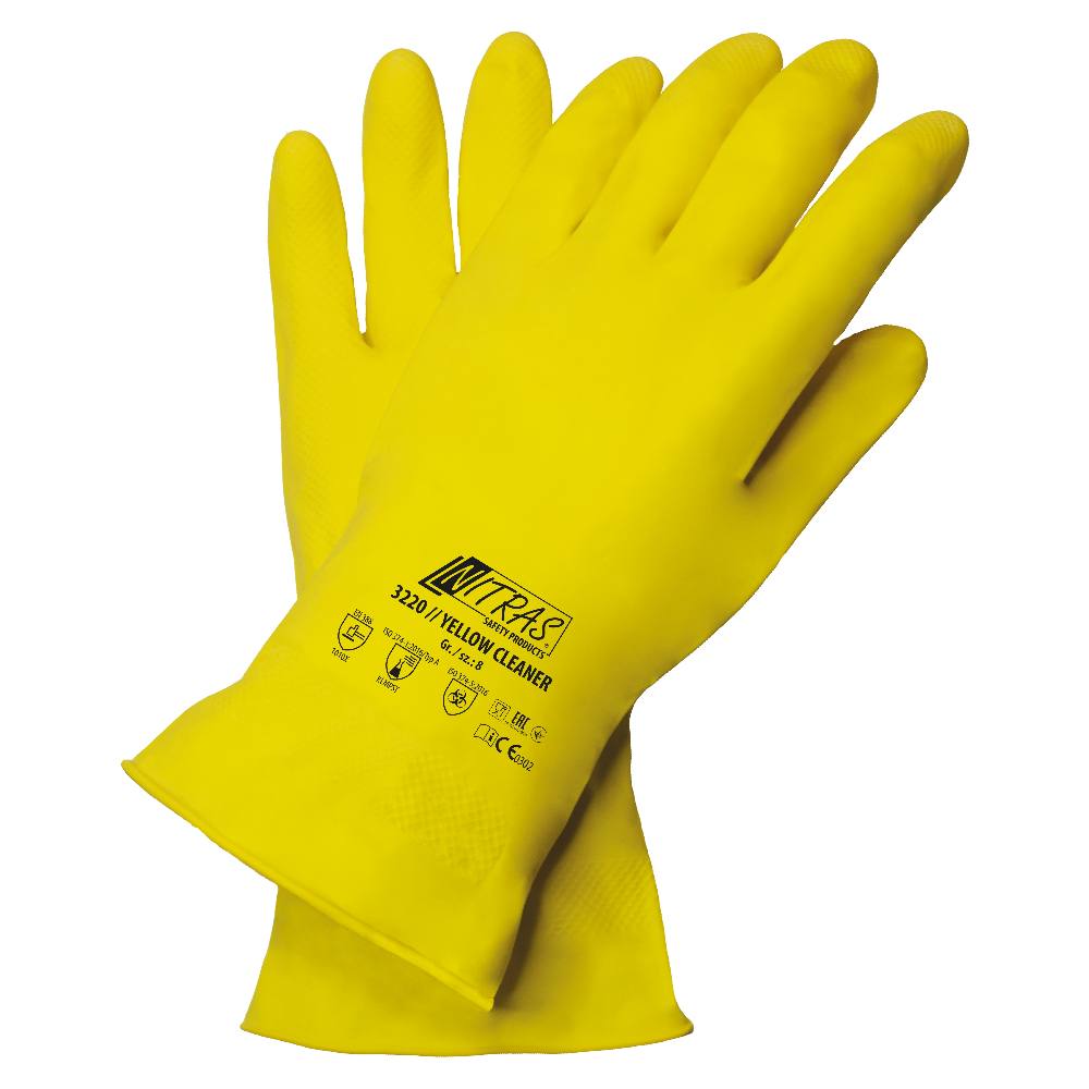 NITRAS Yellow Cleaner 3220 Haushaltshandschuh lebensmittelgeeignet