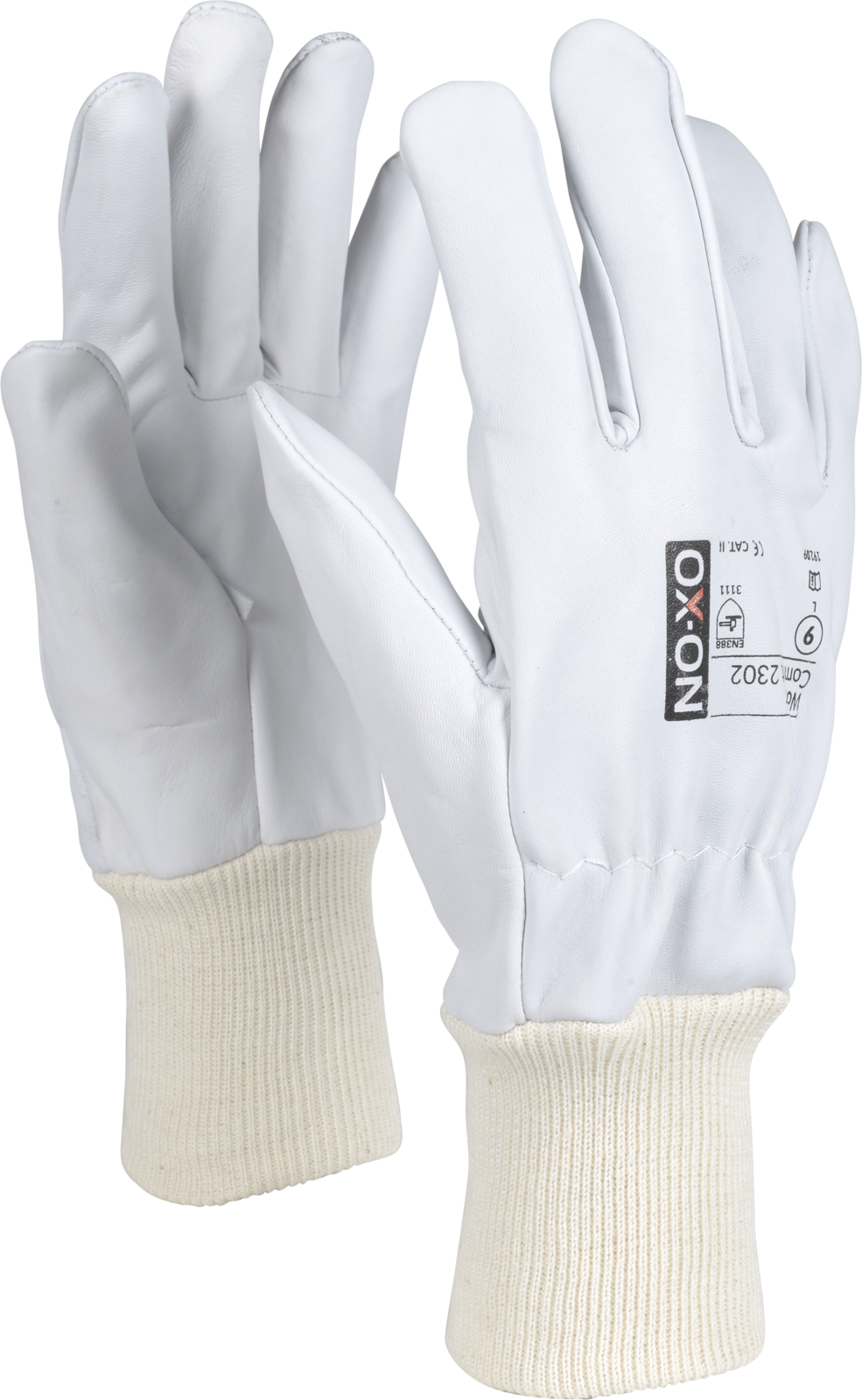 OX-ON Worker Comfort 2302 geschmeidiger Ziegenlederhandschuh mit Bündchen