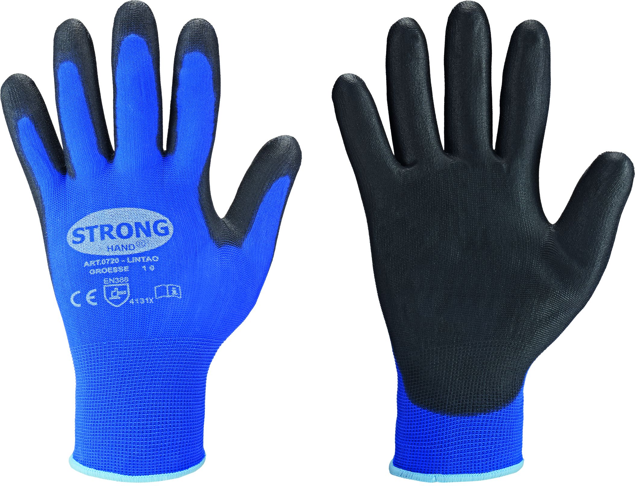 STRONGHAND Lintao ultraleichter Nylon-Feinstrick Handschuh mit PU-Beschichtung