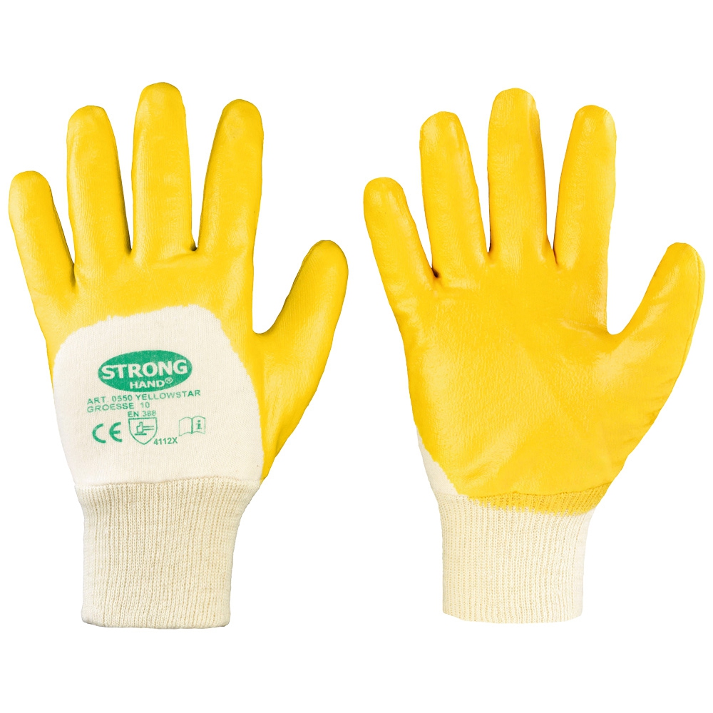 Yellowstar Stronghand 0550 Nitril Handschuhe gelb