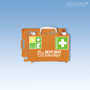 Erste-Hilfe-Koffer QUICK-CD Kombi orange 'Kindergarten'