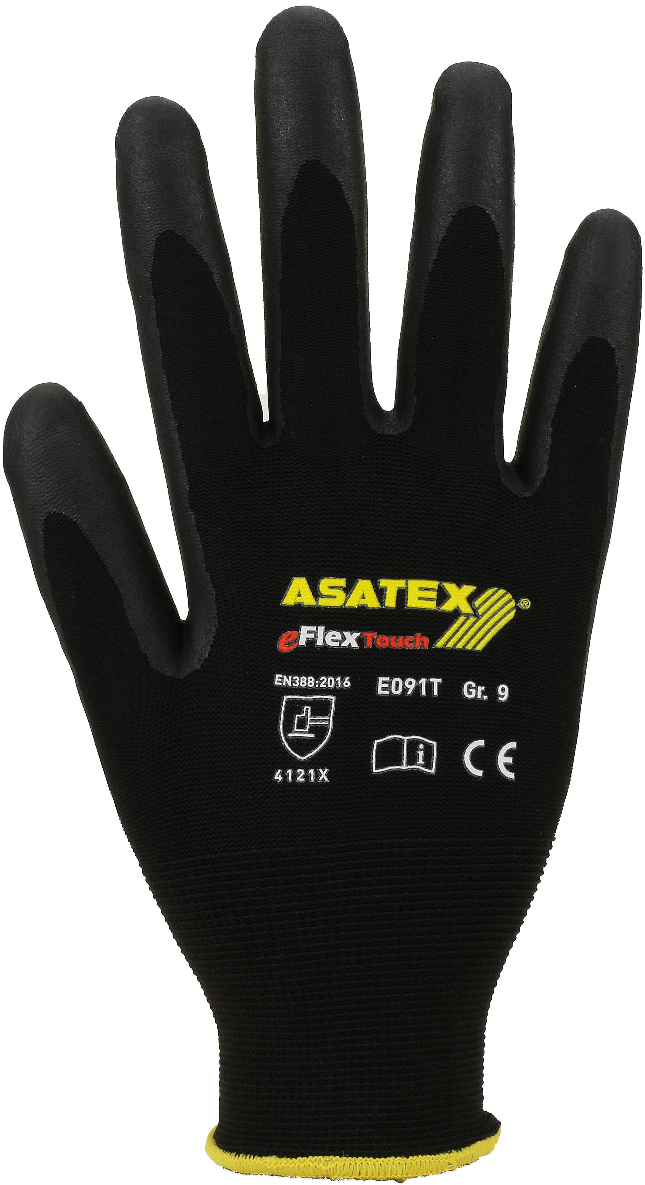 ASATEX E091T eFlex Touchscreen mit atmungsaktiver Nitril-Mikroschaumbeschichtung