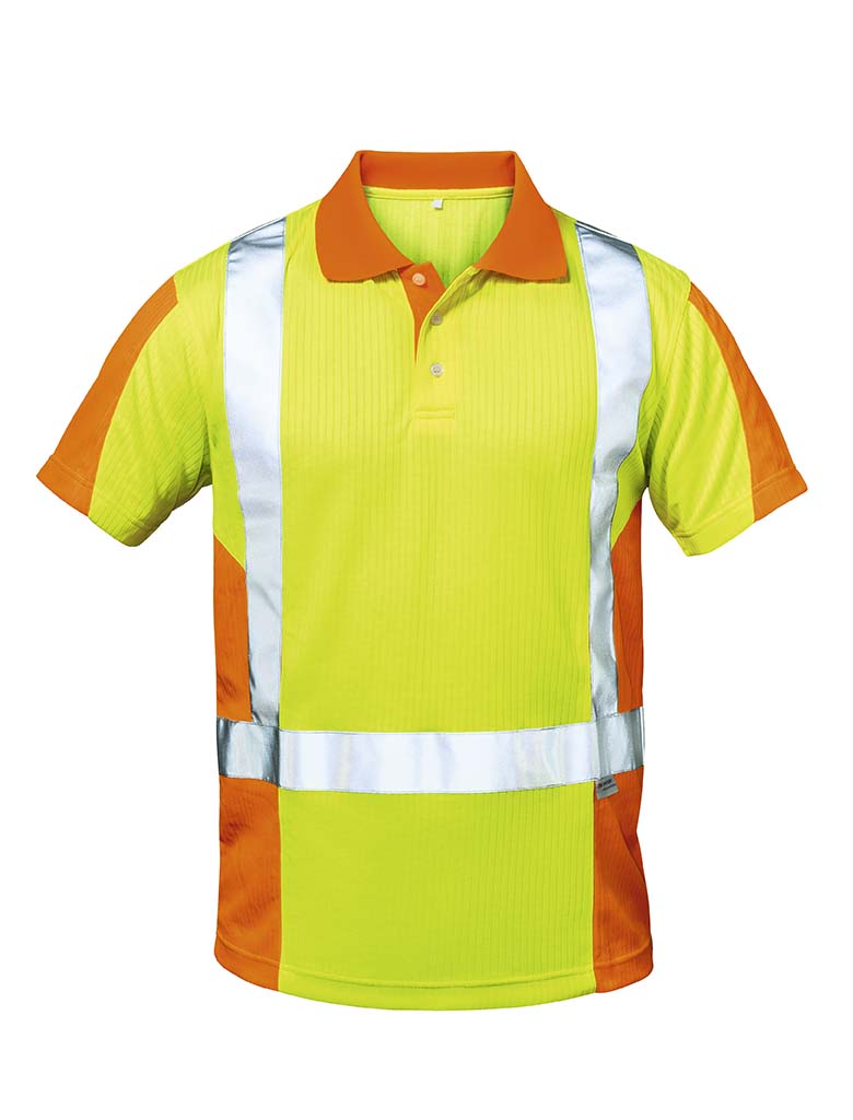 elysee Zwolle 22725 Warnschutz Poloshirt gelb/orange