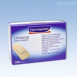 Hansaplast UNIVERSAL Strips 3,0 x 7,2cm 100 Stück