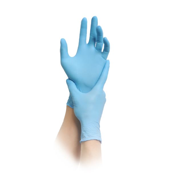 Maimed Solution100 Nitril-Einweghandschuh blau