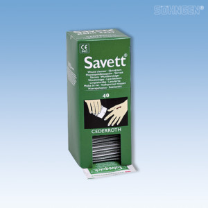 Salvequick-Wundreinigungs- tücher Nachfüllkarton 40