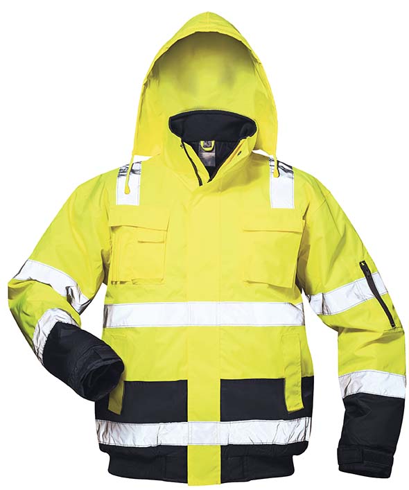 Safestyle Axel 23544 Warnschutz Pilotjacke gelb/marine